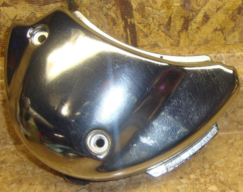 07 Yamaha XVS650 XVS 650 A V Star Engine Chrome Cover Panel Case Side Generator
