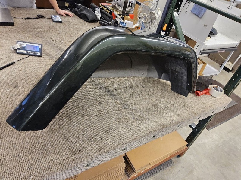 2007-2018 Jeep Wrangler left LH rear fender flare PGN Green Pearlcoat 5KC85TZZAH