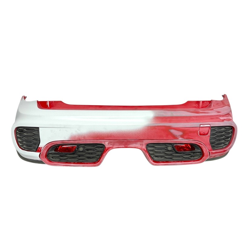 14-18 Mini Cooper F56 Sport JCW Rear Bumper Cover Assy w/ PDC Band Chili Red OEM