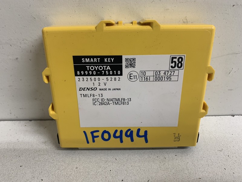 2010 Lexus HS250H Theft Locking Module Computer 89990-75010 Oem