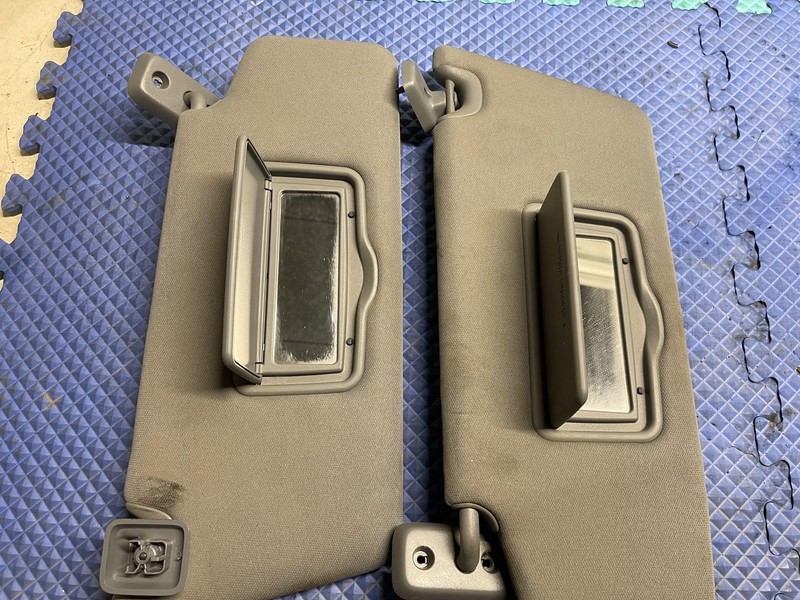 11-14 Ford F150 Sun Visor Assmbly Tested Oem Grey