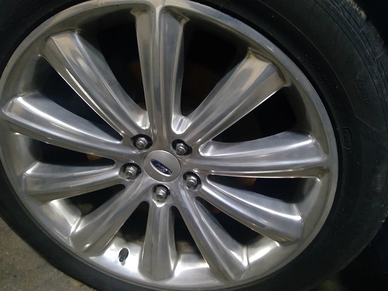Rim Wheel 20x8-1/2 Aluminum 10 Spoke Polished Fits 13-19 FLEX 1729086