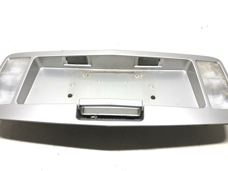 04-06 CADILLAC SRX OEM REAR HATCH LICENSE PLATE TRIM BEZEL GRAY