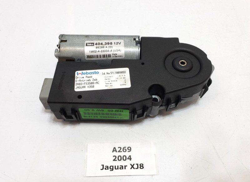 ✅ 04-09 OEM Jaguar XJ8 Power Sunroof Sun Roof Drive Motor Actuator