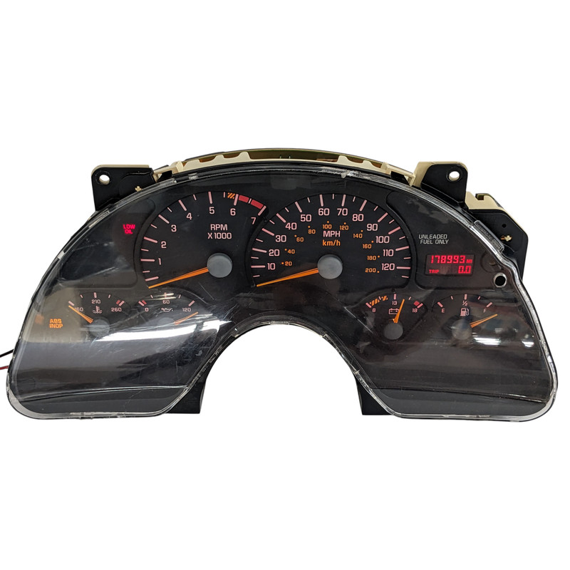 1999-2002 Pontiac Firebird Speedometer Instrument Cluster 178k Miles 120MPH