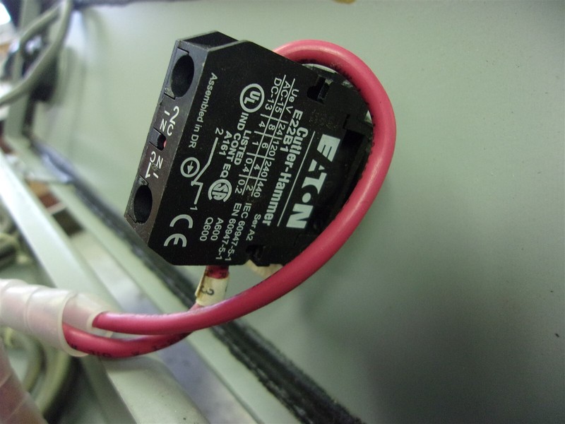 Hoffman F-44T24HC Electrical Enclosure w/ Banner OTBA5 Cutler Hammer E2B1