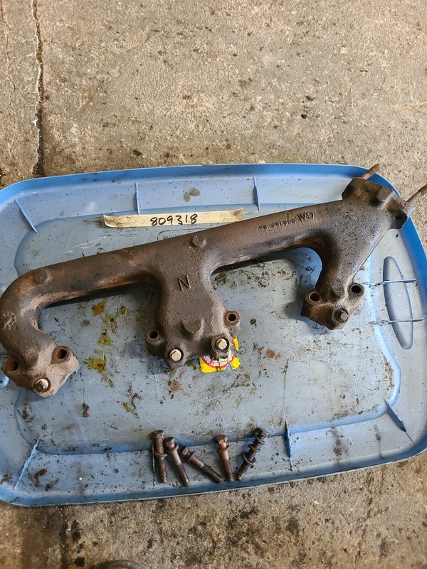 GM 1973 1974 1975 1976 sbc 305 307 327 350 chevy exhaust manifold336709 RH
