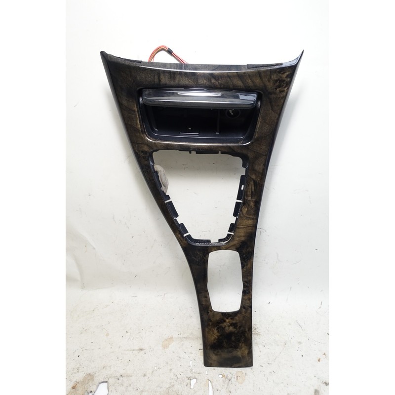 BMW E92 3-Series Coupe Front Console Wood Trim Grey Poplar CIC 2007-2013 OEM