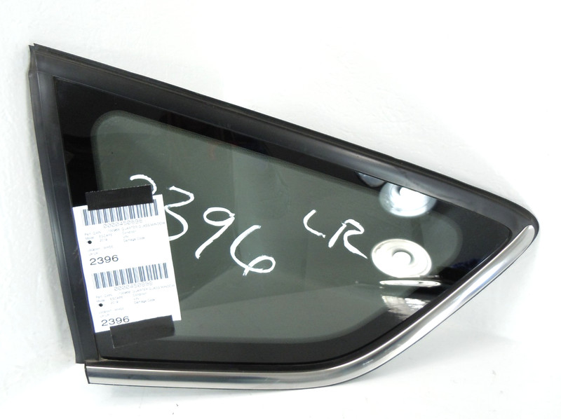 2018 2019 Ford Escape Rear Quarter Window Glass Driver Left LH OEM Chrome Belt