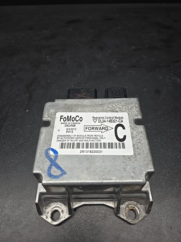2013-2014 FORD F-150 SRS CONTROL MODULE OEM * VIN * NO CRASH * DL34-14B321-CA