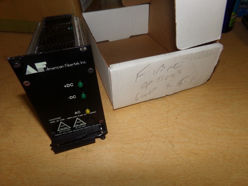 American Fibertck PSR-1M Power Supply *FREE SHIPPING*