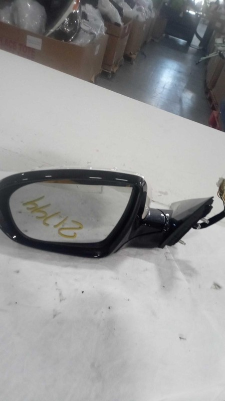 2014 KIA Cadenza Left Door Mirror Assembly White OEM 478363 160K Miles