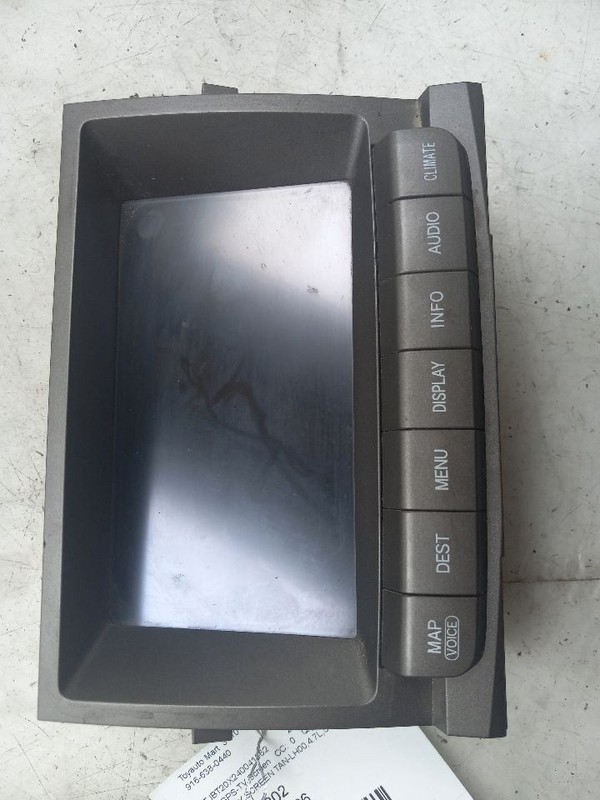03 04 05 06 LEXUS GX470 DISPLAY SCREEN TAN-LH00 86111-60120