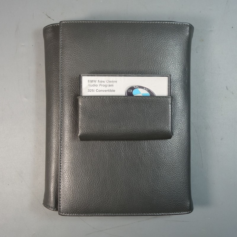 91-93 BMW E30 3-Series Owners Manual Set with Leather Case and Cassette