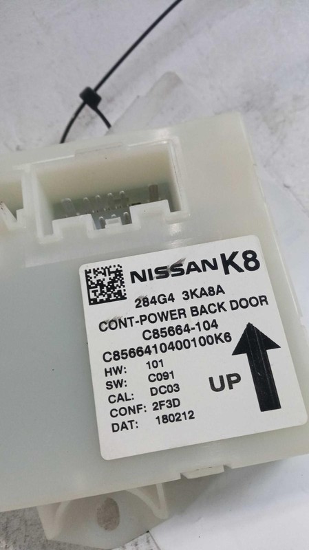 2018 Nissan Pathfinder Liftgate Control Module OEM Black 284G43KA7C 115K Miles