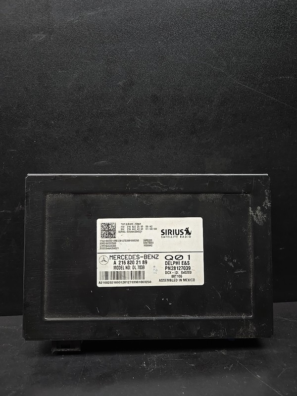 07-14 Mercedes C300 S550 SLK350 R230 Sirius Satellite Radio Module Receiver Oem