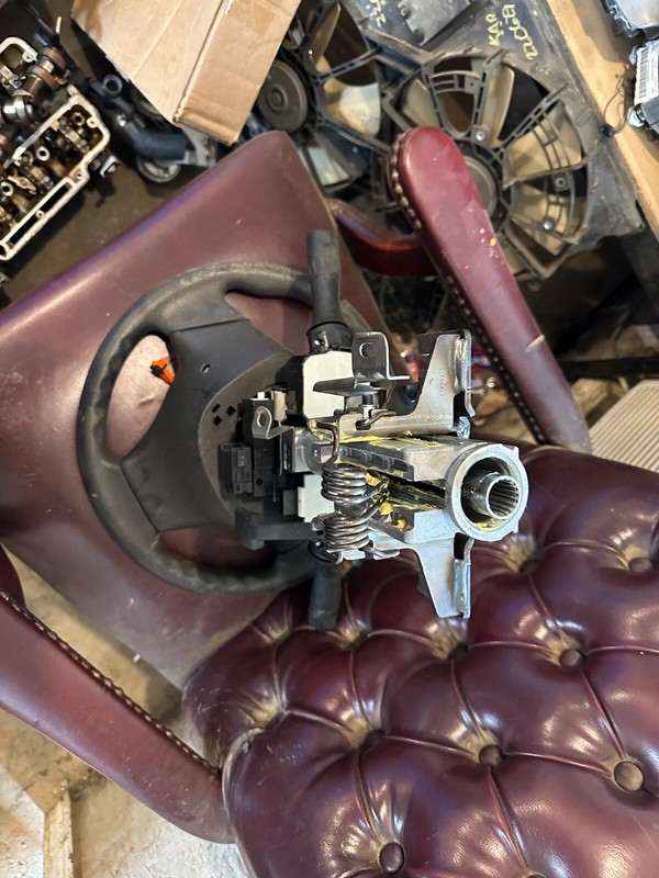 13-18 NISSAN ALTIMA & MAXIMA OEM STEERING COLUMN W/ WHEEL & SWITCHES
