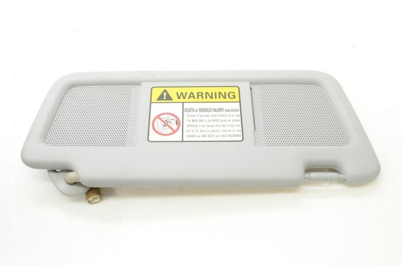 2004-2008 Mazda RX8 6spd Gray Driver Left Side Sun Visor Assembly