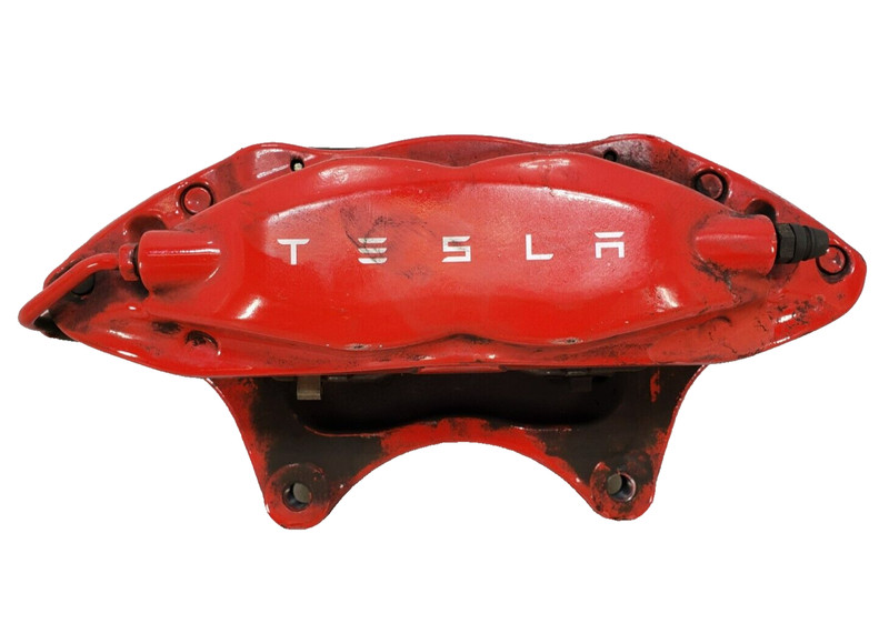 ✅ 2016-2020 OEM Tesla Model X Front Right Passenger Side Brake Caliper Red