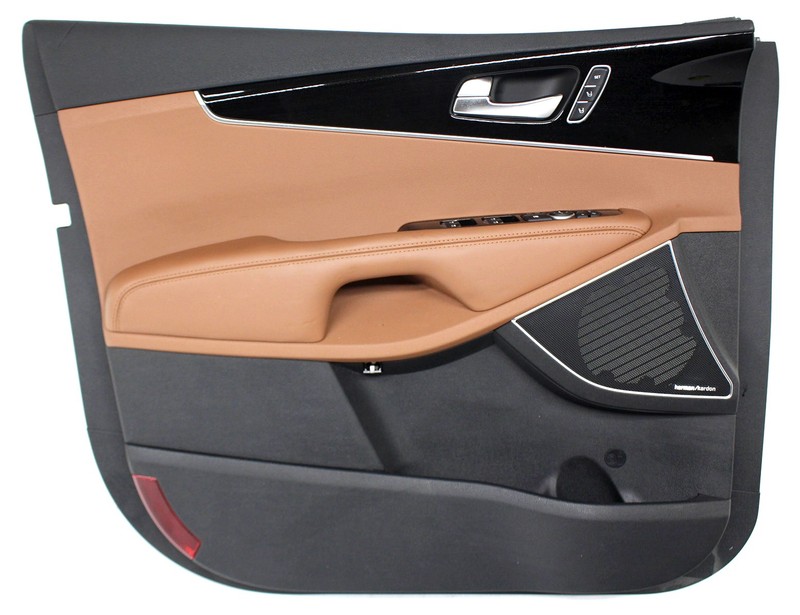 OEM Front Door Trim Panel For KIA Sorento Black with orange 82301-C6660-C6A