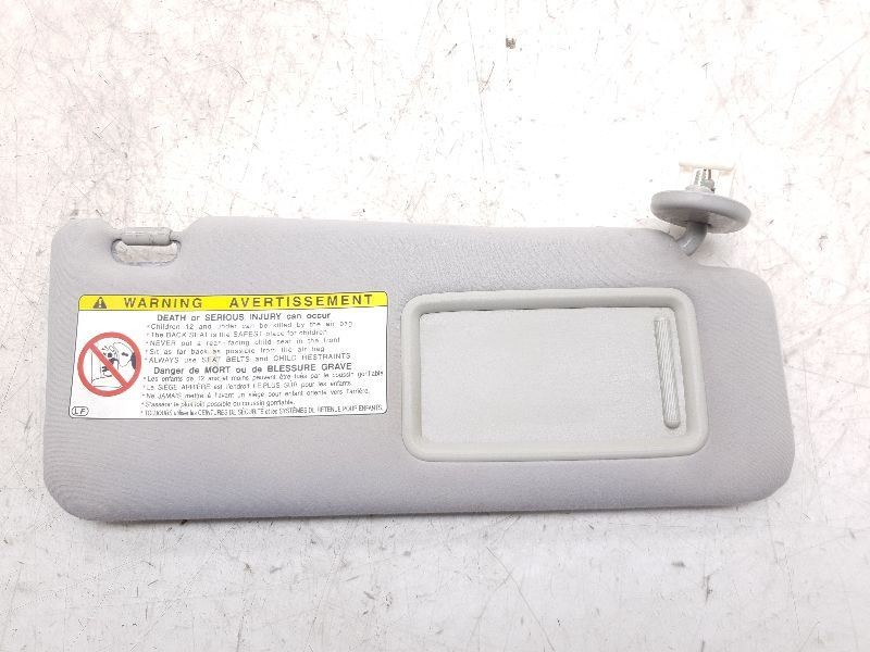 Passenger Right Sun Visor Illuminated Fits 06 LEXUS IS250 Gry LD27