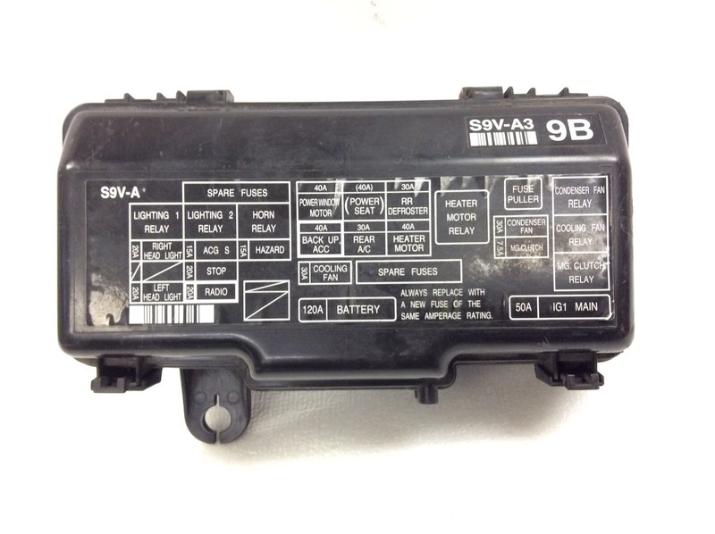 05-08 Pilot EX Main Fuse Relay Box Assy Engine Compartment S9V-A3 9B Used OEM
