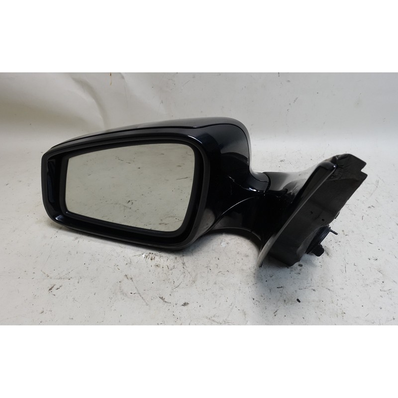 11-12 BMW F10 5-Series Left Outside Power-Fold Side Mirror Black Sapphire Gloss