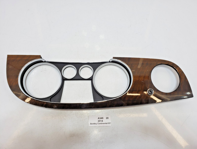 ✅ 12-18 OEM Bentley Continental GT Left Driver Dashboard Dash Trim Bezel Wood