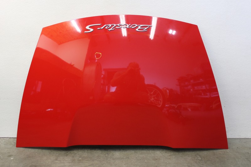 Porsche Boxster S Red Rear Trunk Lid Panel Genuine Oem 1998-2004