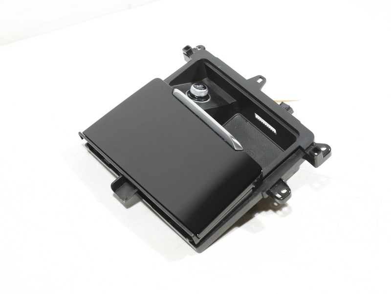 2017 - 2019 AUDI Q7 CENTER CONSOLE STORAGE W/ POWER OUTLET TRIM BLACK OEM