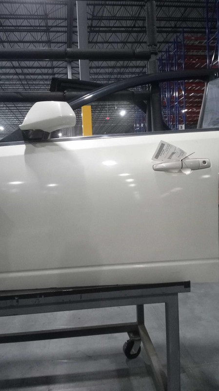 2009 Cadillac CTS Left Front Door White OEM Used PW PL PM 110k Miles