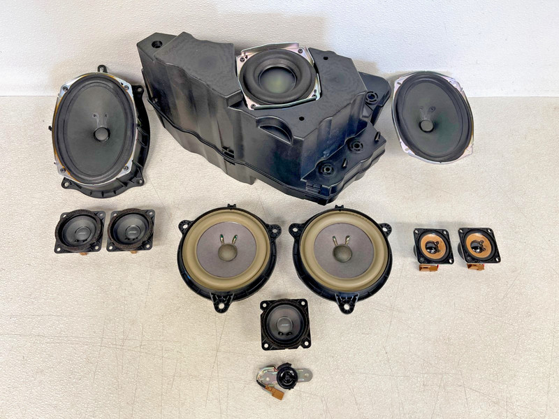 ⭐2011-2024 INFINITI QX80 FRONT & REAR SUBWOOFER TWEETER SPEAKERS SET OEM LOT2628