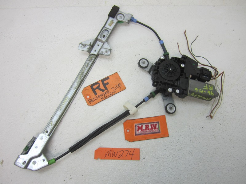 WINDOW MOTOR REGULATOR DOOR GLASS POWER CABLE TRACK RIGHT FRONT R for AUDI A6 S6