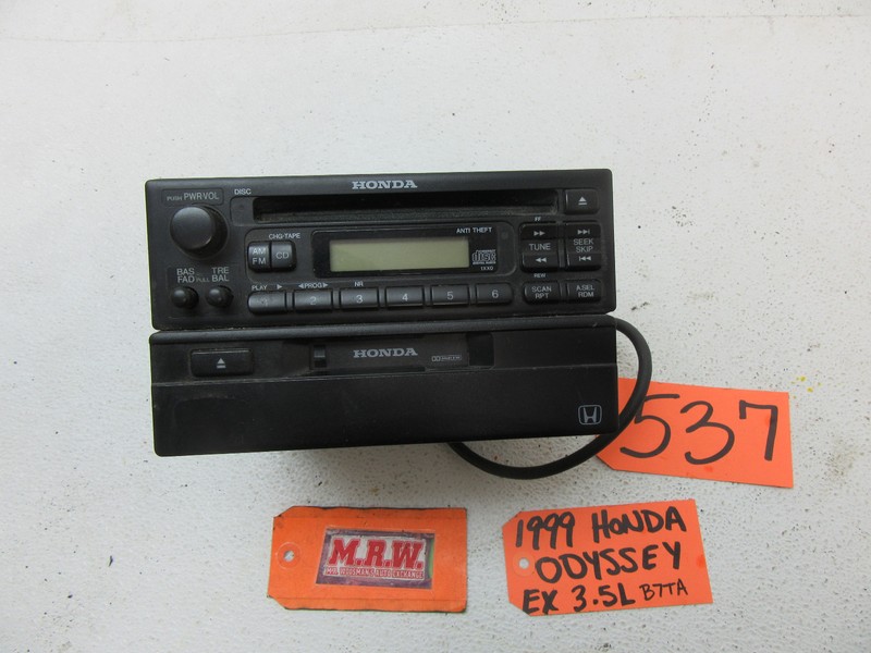 RADIO FM STEREO CD PLAYER 39100-S0X-A000 1XX0 CASSETTE for 99 00 HONDA ODYSSEY