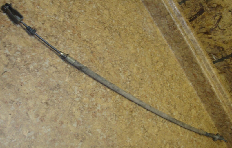 1986 Yamaha Moto-4 YFM225 YFM 225 Rear Brake Cable Back Short 1987 1989 1990 86