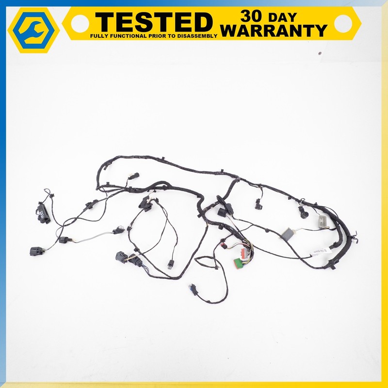 10-17 JAGUAR XJ XF LR4 BUMPER PARKING ASSIST WIRE HARNESS W/ SENSORS OEM