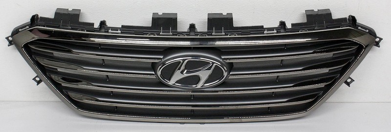 OEM Grille For 2015-2017 Hyundai Sonata (1.6L, 2.4L) 86350-C2100 Chrome Cracks