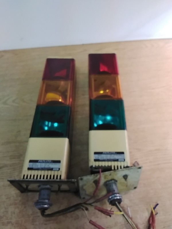 Lot Of 2 Patlite KJS-310 Stack Light Cubes