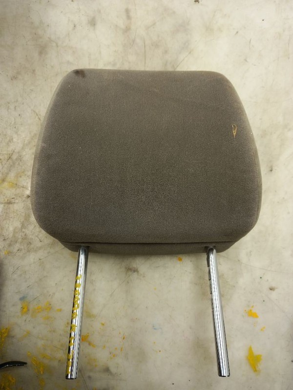 09 TOYOTA SIENNA REAR PASSENGER RIGHT CAPTAIN CHAIR HEADREST GRAY-FC12