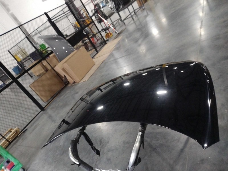 2020 Hyundai Accent OEM Black Hood Panel - Small Dent, 4DR Sedan