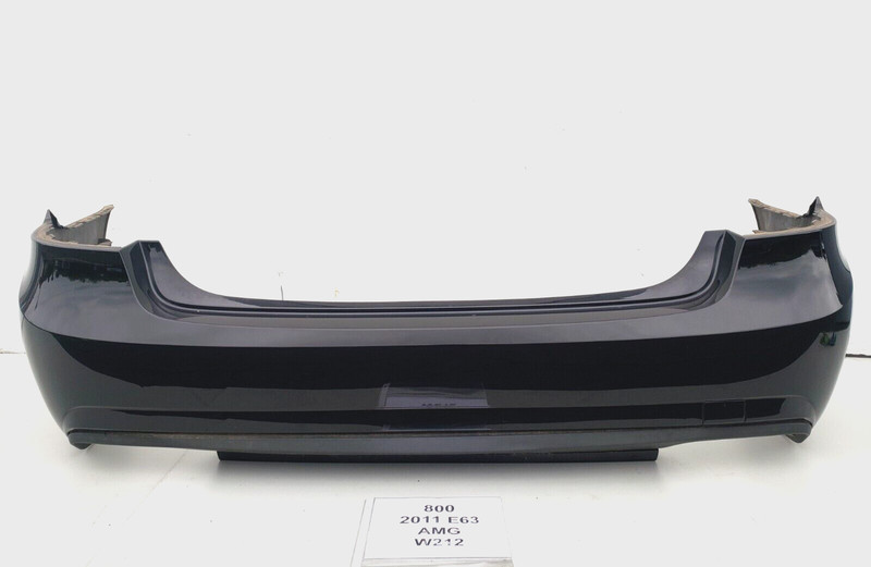 ✅ 2010-2013 OEM Mercedes W212 E63 AMG Rear Bumper w/ Diffuser Cover Black 040U