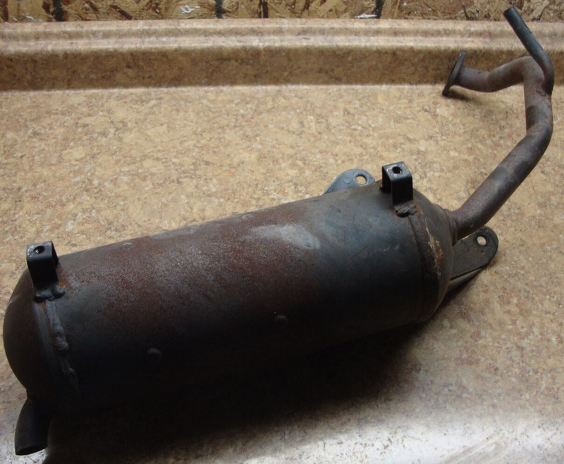 2008 Lambretta Uno 150 Scooter Moped Exhaust Pipe Muffler System Header