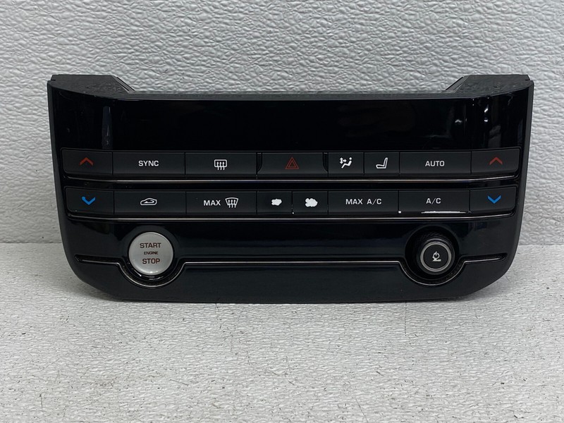 2017 JAGUAR F-PACE AC HEATER CLIMATE CONTROL SWITCH PANEL OEM LOT668