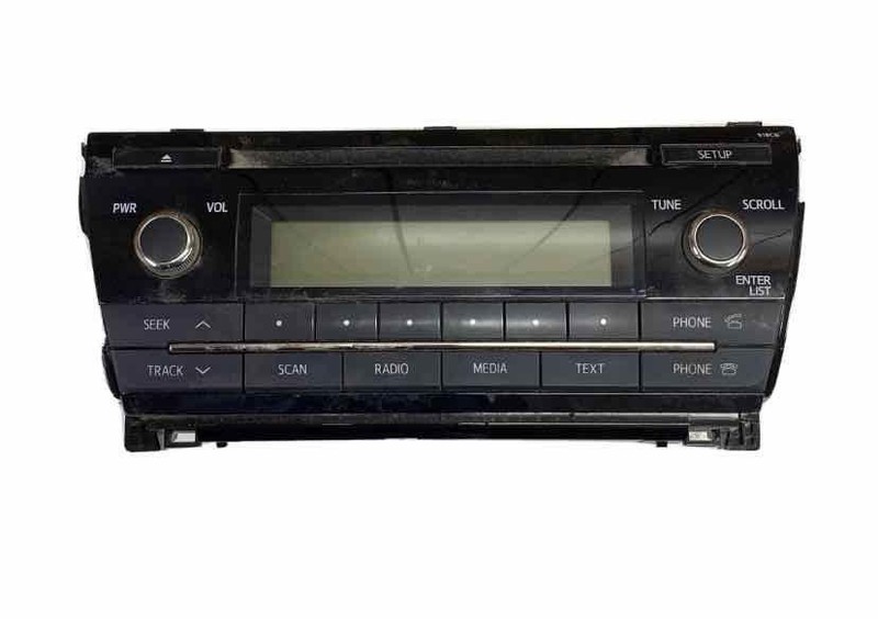 14 16 TOYOTA COROLLA RADIO DISPLAY & RECEIVER W/O 6.1" SCREEN OEM