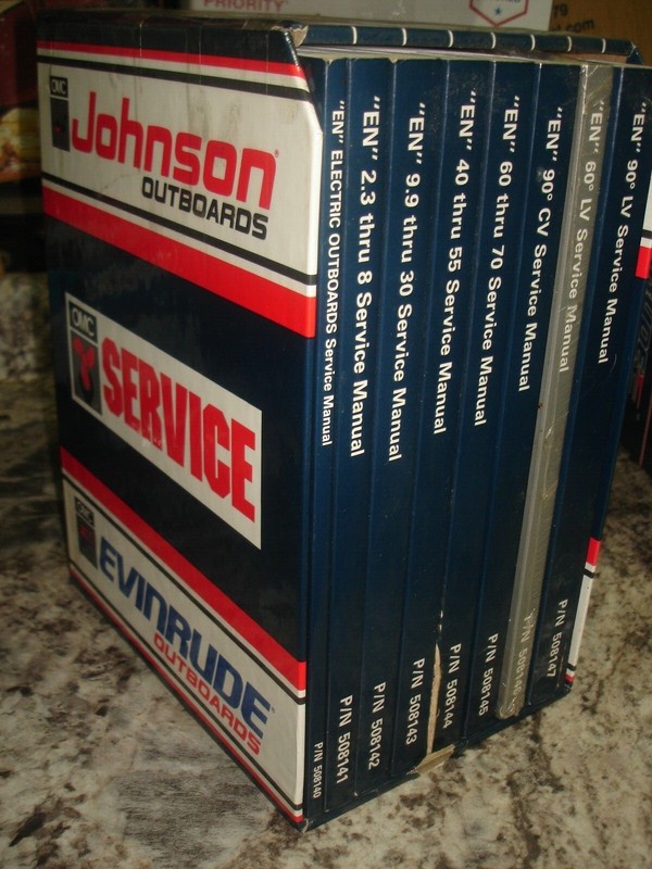EvinrudeENservice manual book set 508140 thru 508147 bin 2006