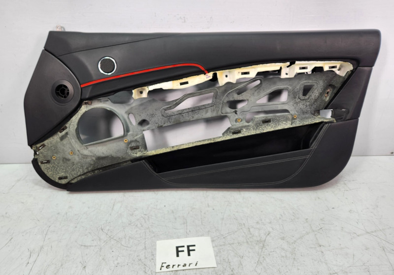 ✅ 11-16 OEM Ferrari FF Front Right Passenger Door Panel Trim Black Leather NOTE*