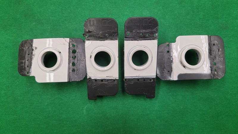 2015 - 2020 Kia Sedona Rear Bumper Parking Sensor Holder Brackets Cover OEM *