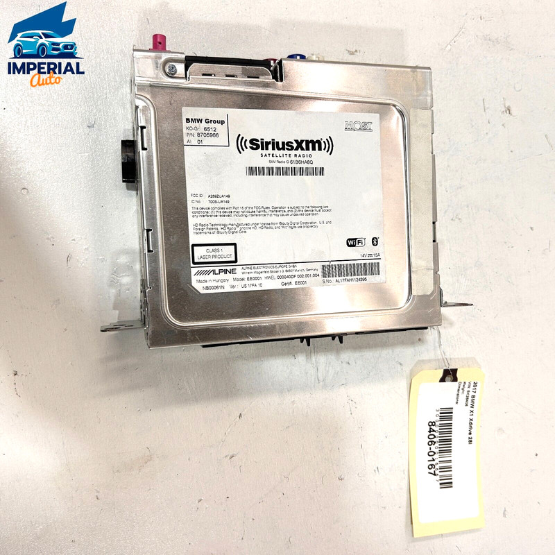 BMW X1 xDrive28i F48 2018 FM CD Player Audio Radio Stereo Receiver Head Unit OEM