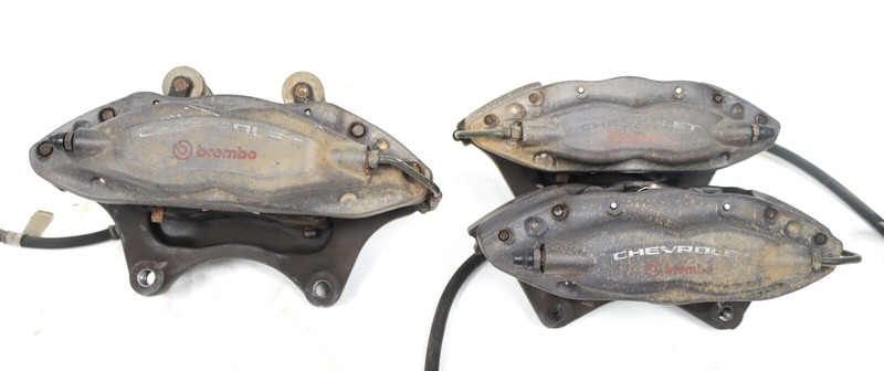2010-2015 Camaro SS Front Passenger & Rear BREMBO Brake Calipers 4 Piston USED