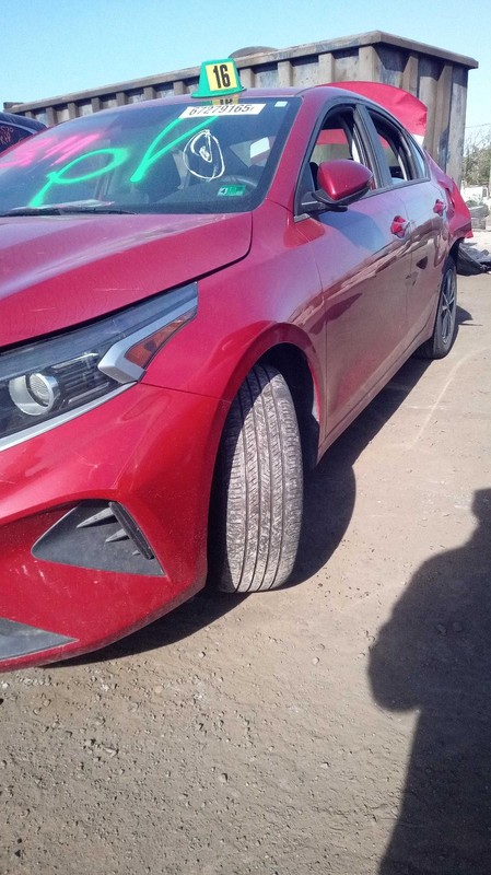 2023 KIA Forte OEM Red Front Bumper Assembly 47000 Miles - Genuine Part
